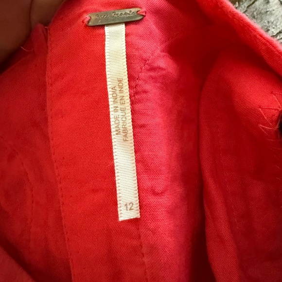 BNWT Free People Birds of a Feather Red Embroidered Dress - Picture 9 of 16